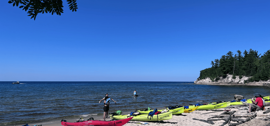 pictured rocks kayak tour full time rv living